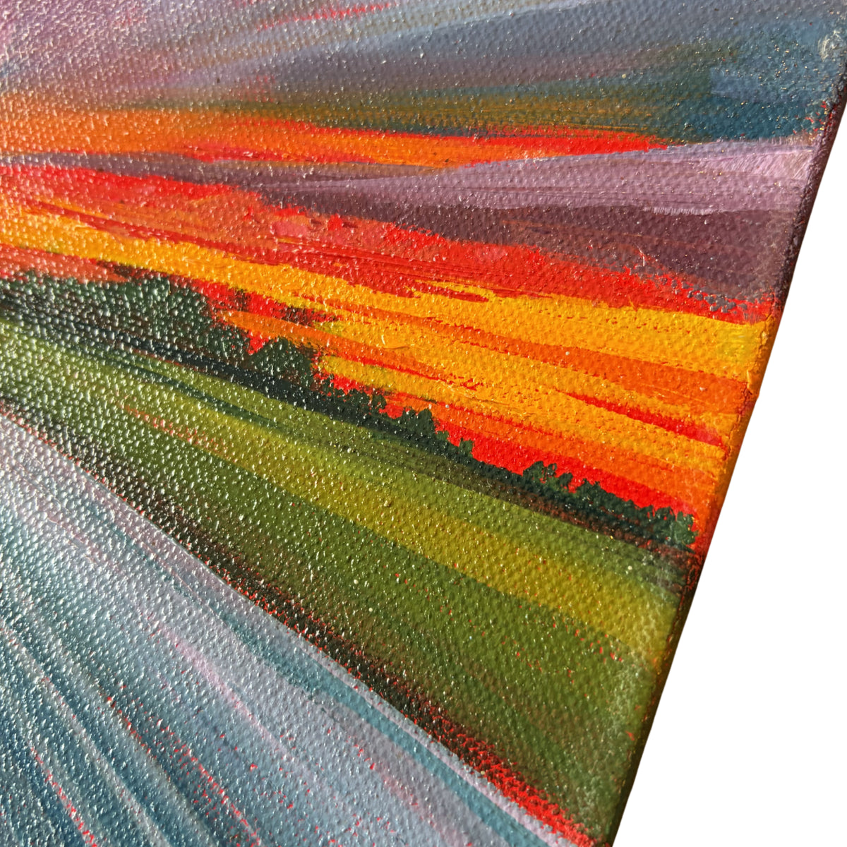 Distant Plea — Original Oil Painting — 8 × 8 in