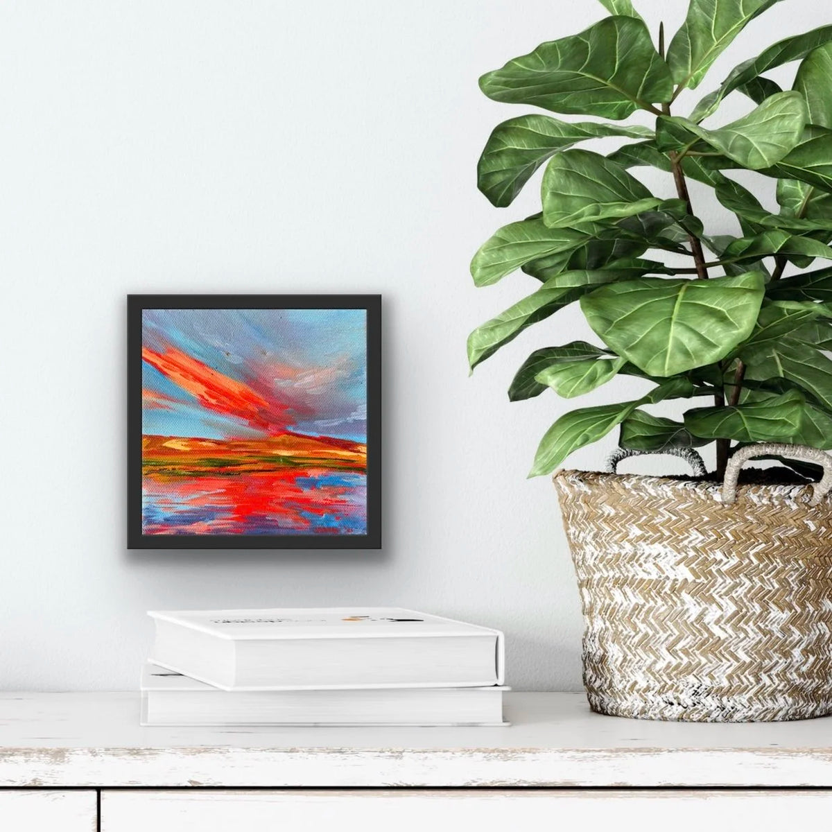 Introspection — Original Oil Painting — 6 × 6 in