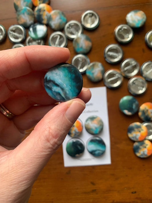 Layers of a Storm — Sky Button — 1 in