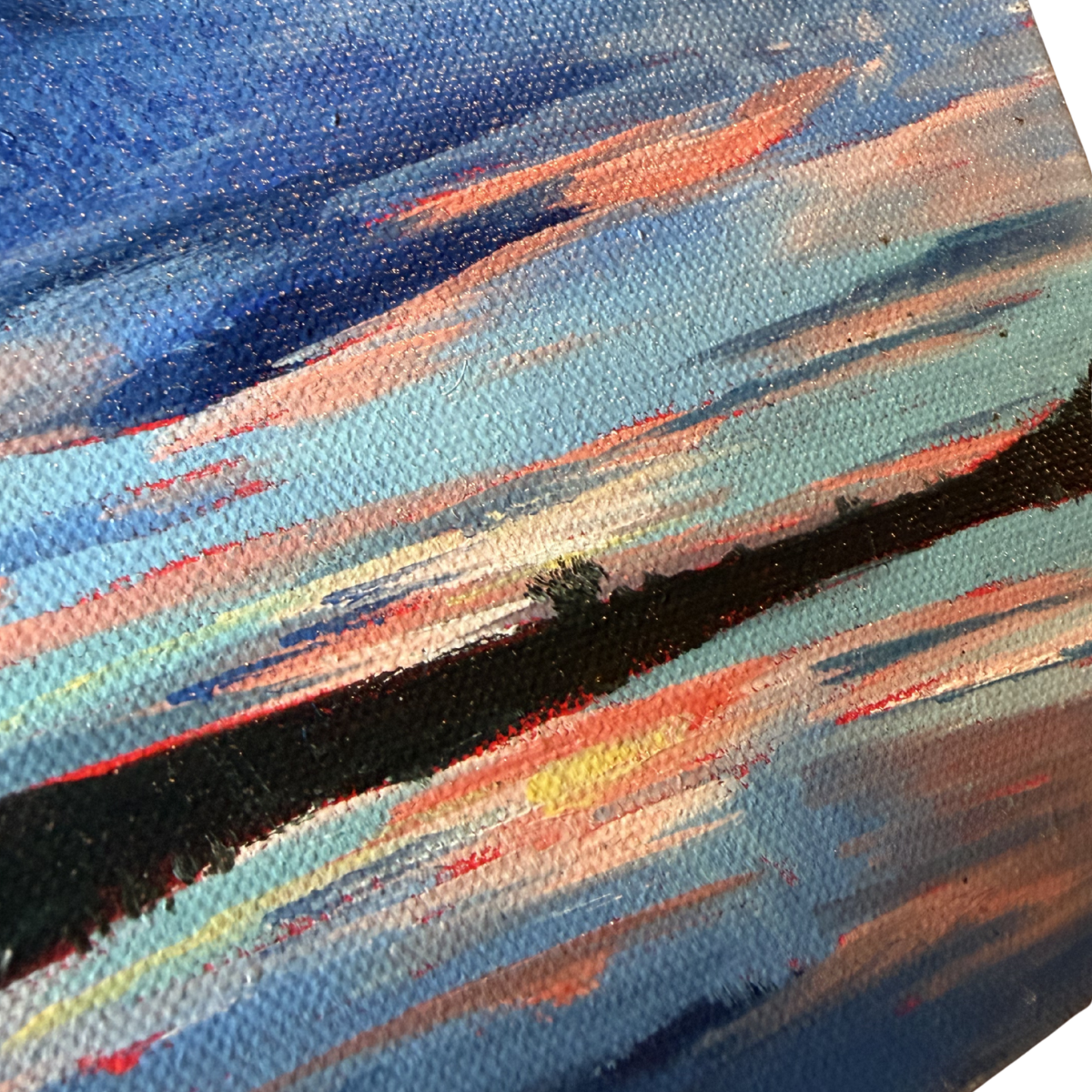Reflected — Original Oil Painting — 6 × 6 in