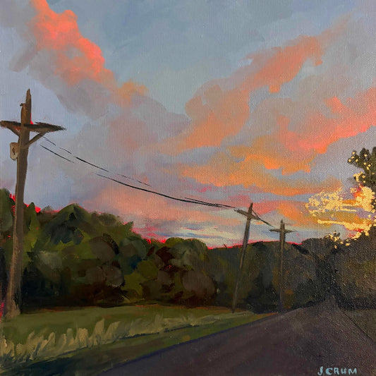 Take Me Home — Original Oil Painting — 12 × 12 in