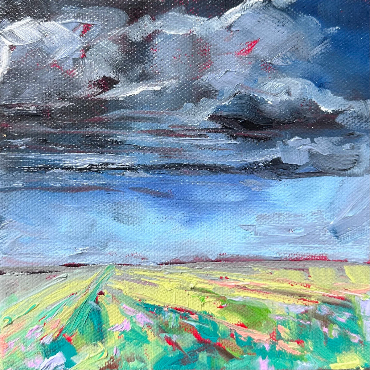 At Long Last — Original Oil Painting — 6 × 6 in