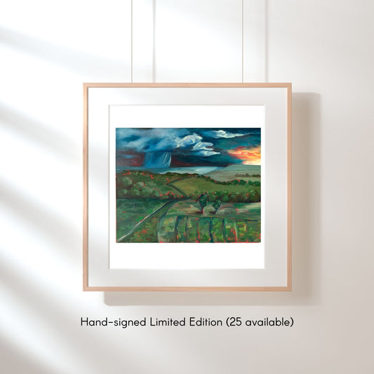 Waiting on the Rain — Fine Art Print — 8 × 8 in