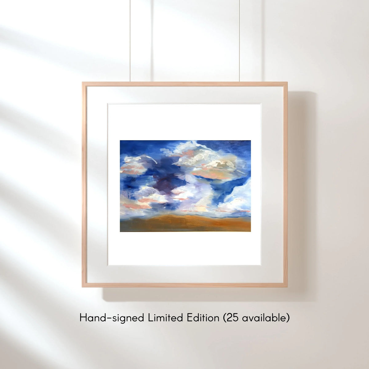 Where the Light Breaks — Fine Art Print — 8 × 8 in